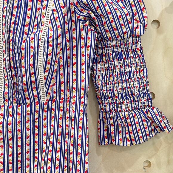 LAURA ASHLEY & URBAN OUTFITTERS Exclusive Maisy Mock Neck Mini Dress Size Small - Picture 5 of 12